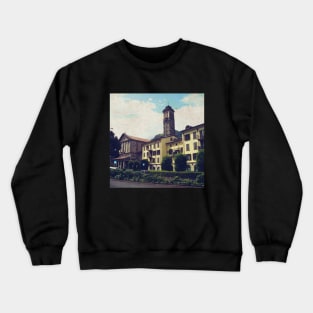 Italy sightseeing trip photography from city scape Milano Bergamo Lecco Crewneck Sweatshirt